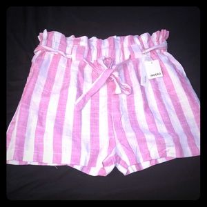Pink Stripped Shorts 😍